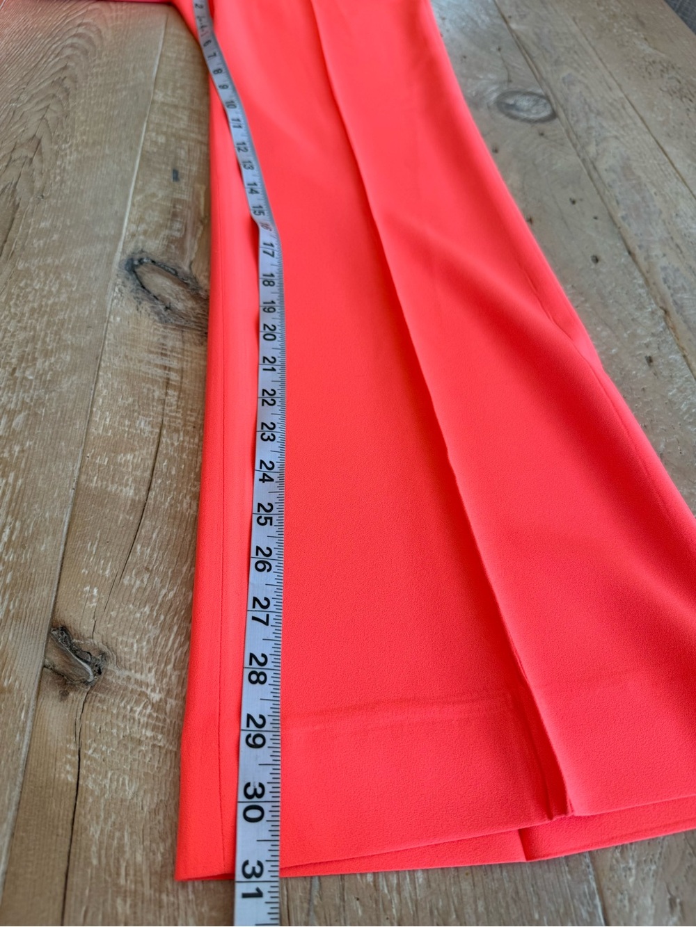 Alice + Olivia Dylan High-Waist Wide Leg Women’s Pants Orange 2 - Picture 5 of 9